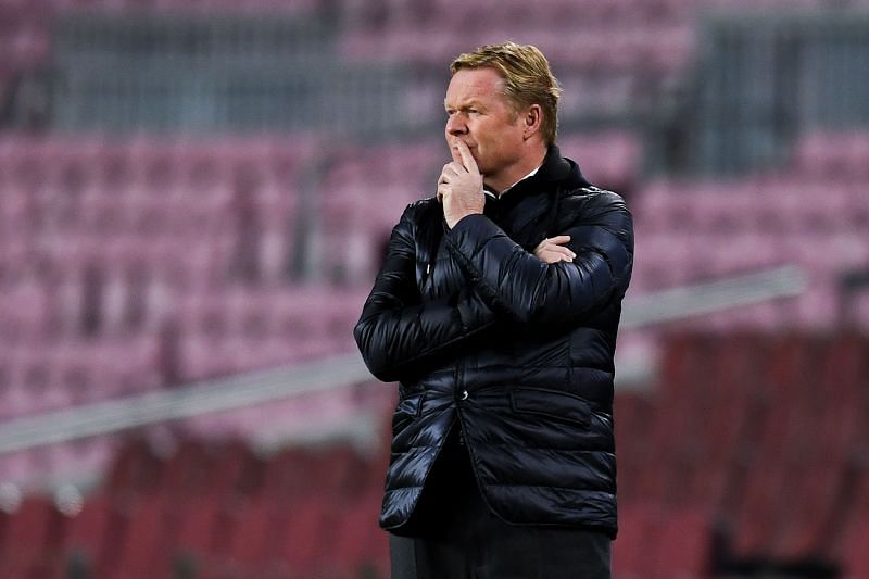 Ronald Koeman's Barcelona take on Rayo Vallecano tonight